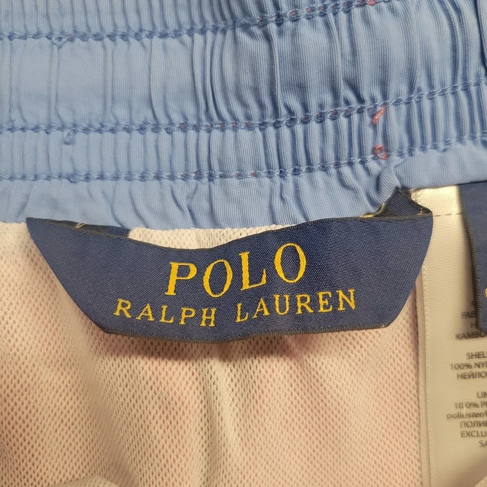 Polo Ralph Lauren Mens XL Salmon Pink Swim Trunks Mesh Lined